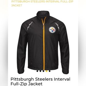 Pittsburgh Steelers Interval full zip jacket NWOT